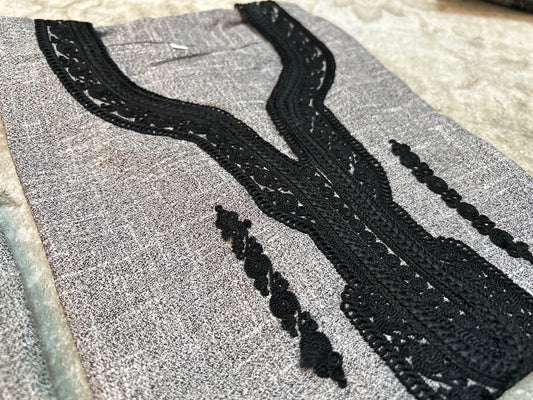 Boys Linen thobe Kandoura short sleeves