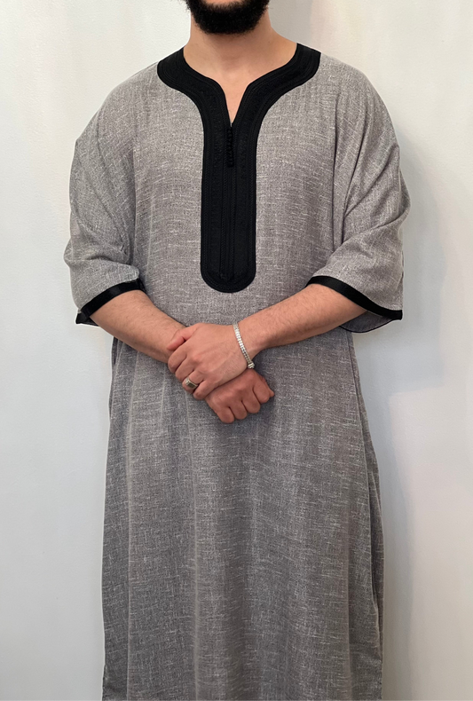 Moroccan linen Thobe jubbah