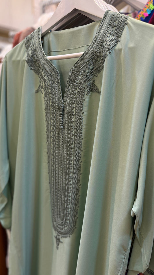 Thobe Gabardine Embroidery Jubbah Thobe kandora