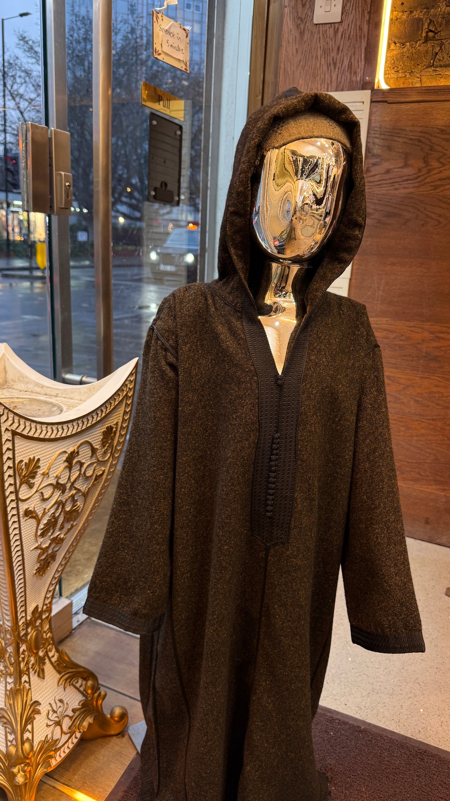 Boys Thobe Kids Hooded Djellaba