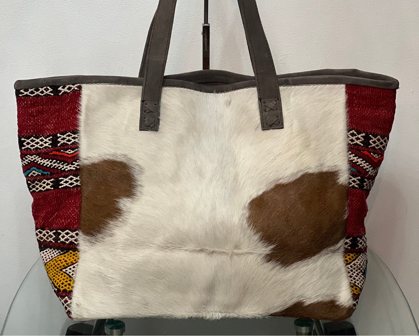 Tote bag Shoulder bag - Cow Fur Leather