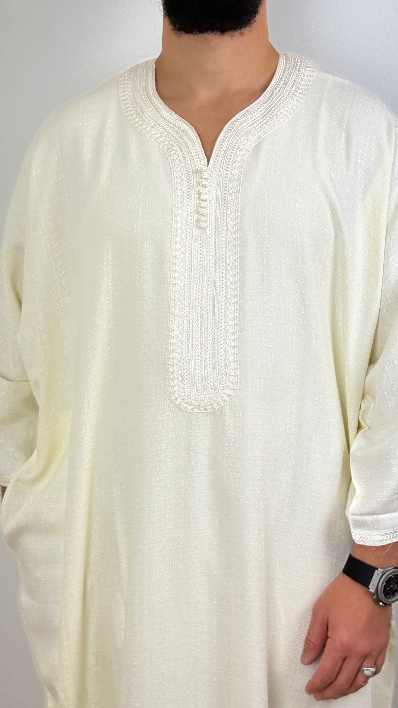 Premium Linen blend Moroccan Thobe