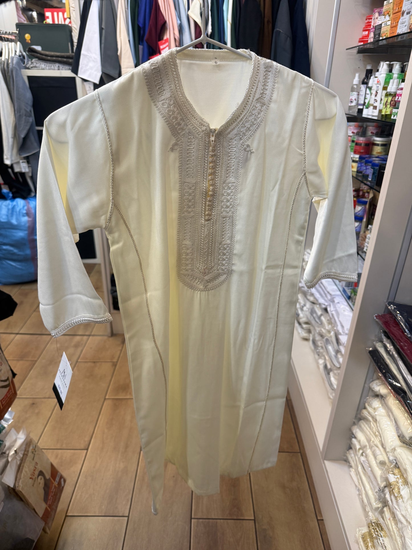 Boys Kids Kaftan Zip Long sleeve