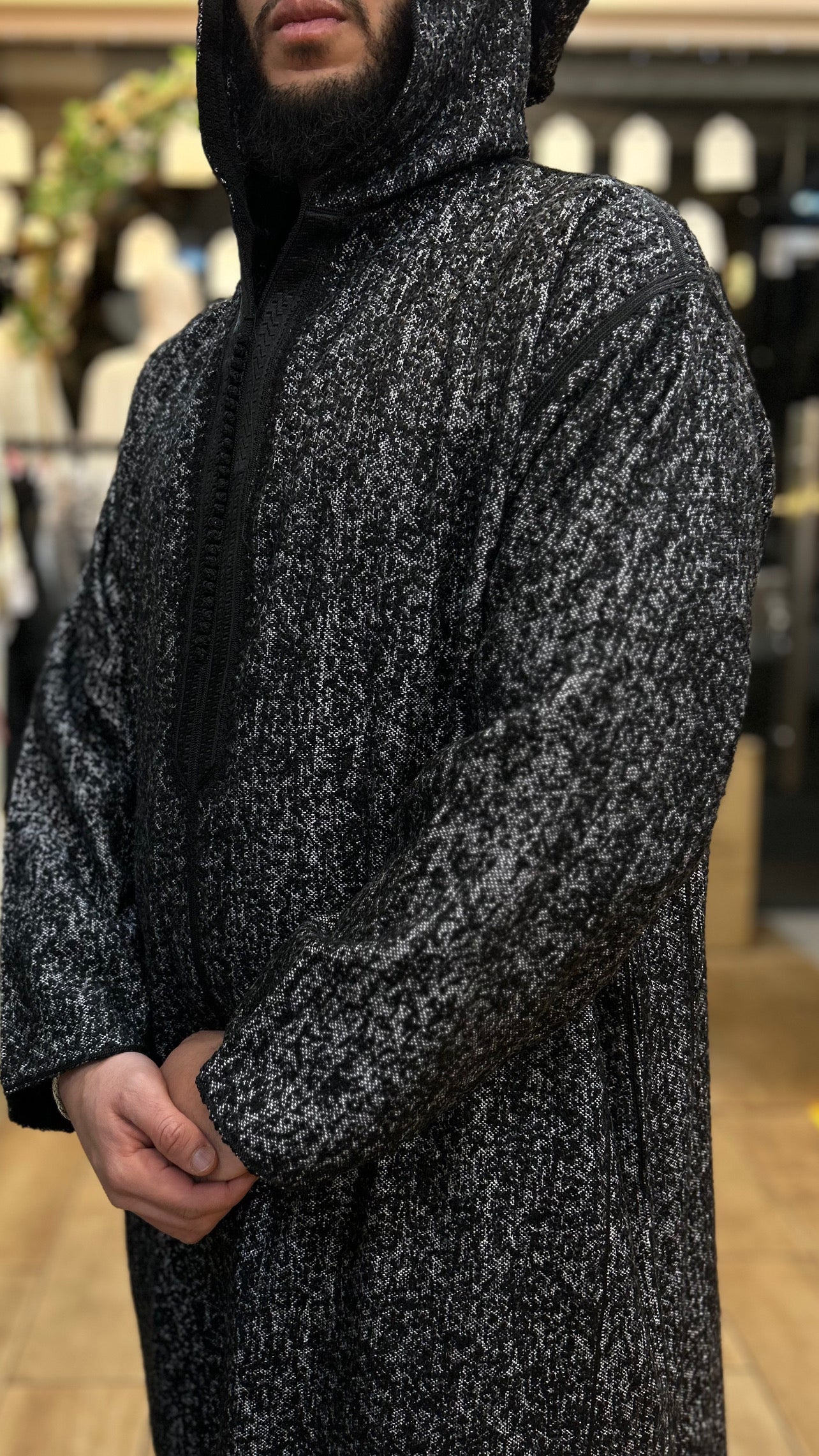 Winter Djellaba Hooded Premium Wazan