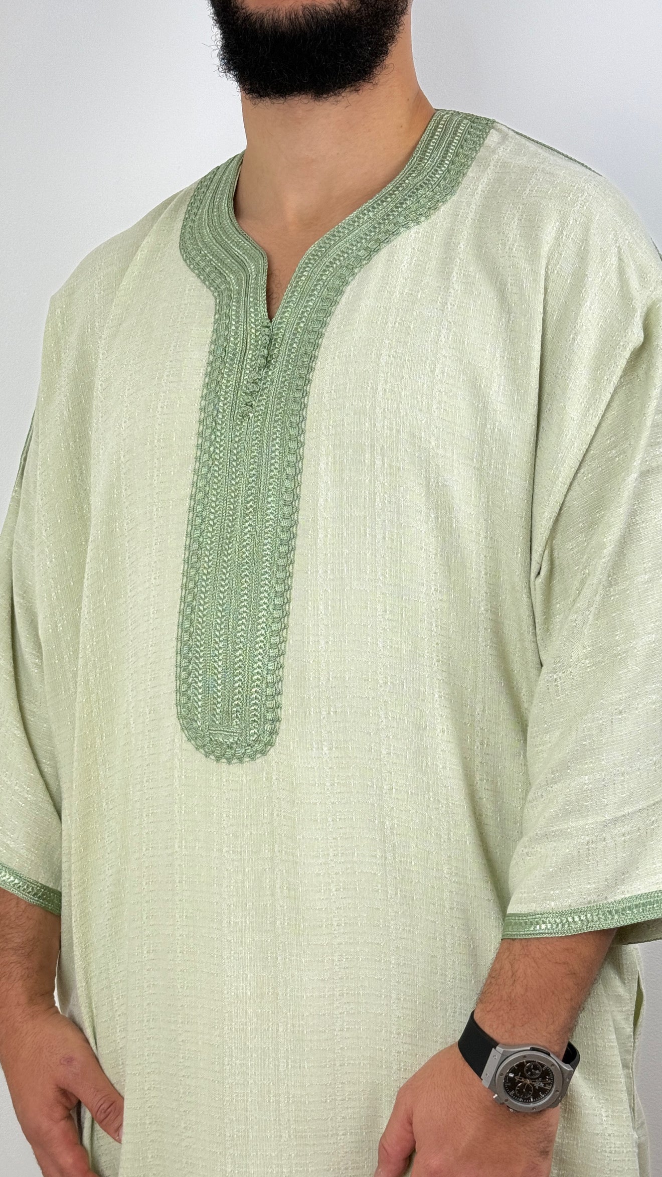 Premium Linen blend Moroccan Thobe