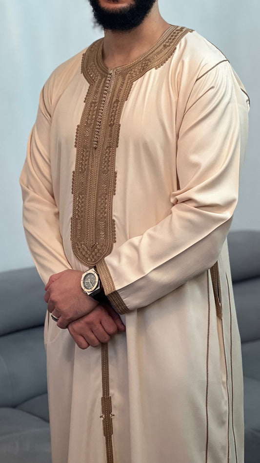 Kaftan Long Sleeve Thobe Moroccan