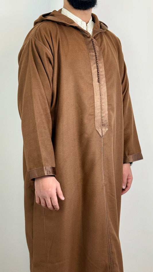 Winter Moroccan Hooded Djellaba Jubbah Melifa Premium