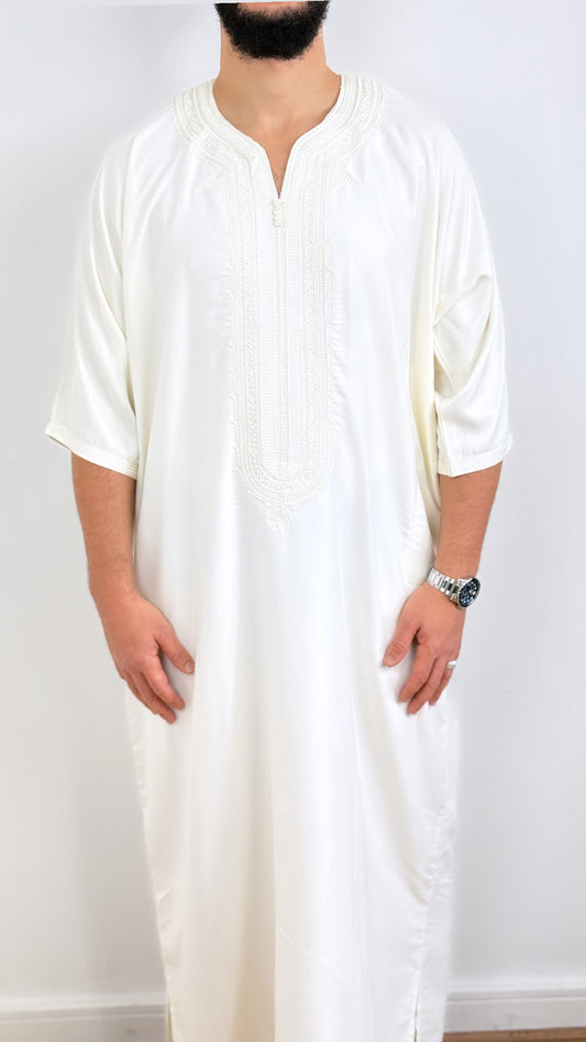 Thobe Embroidery Jubbah Moroccan kandora