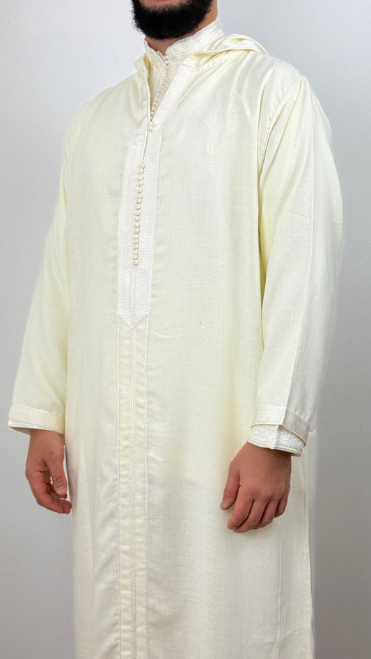 Hooded Moroccan linen