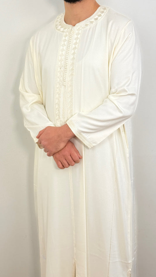 Long Sleeve Thobe Moroccan Kaftan