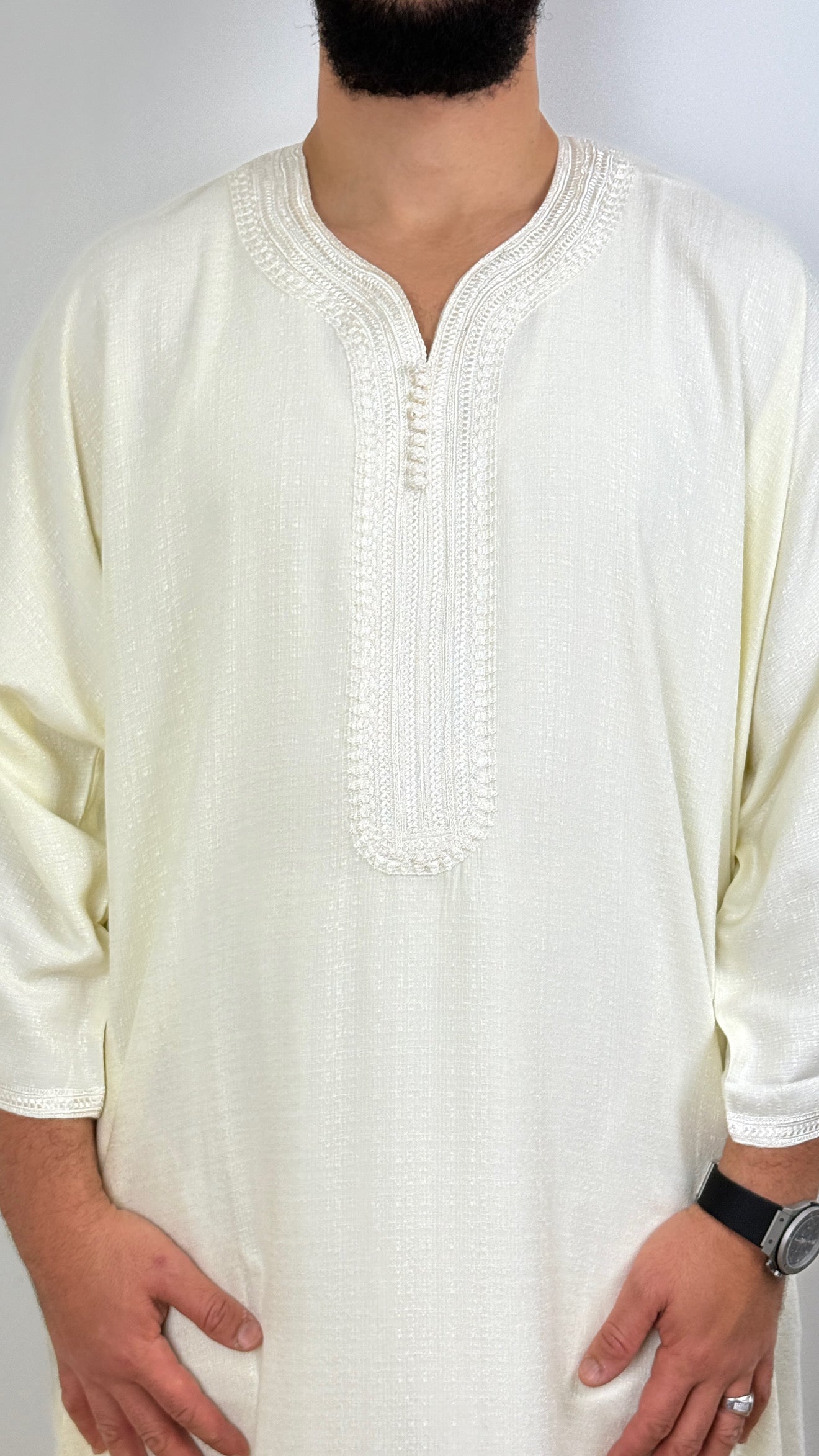 Premium Linen blend Moroccan Thobe