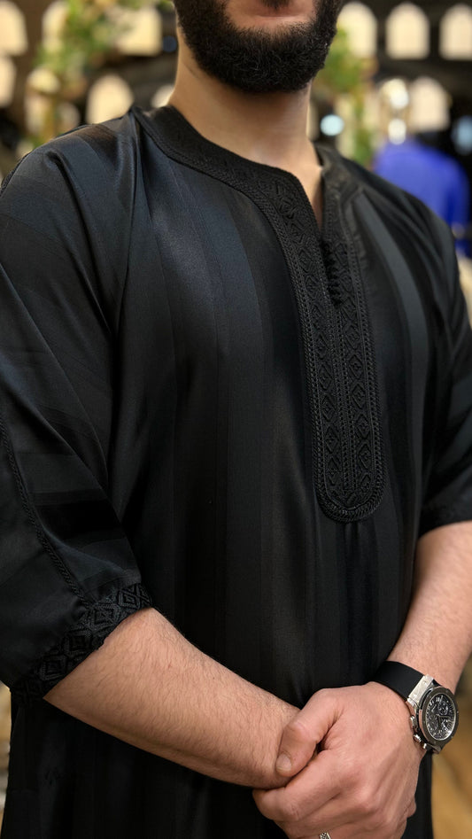 Moroccan Thobe Jawehara slim fit Jubbah kandora