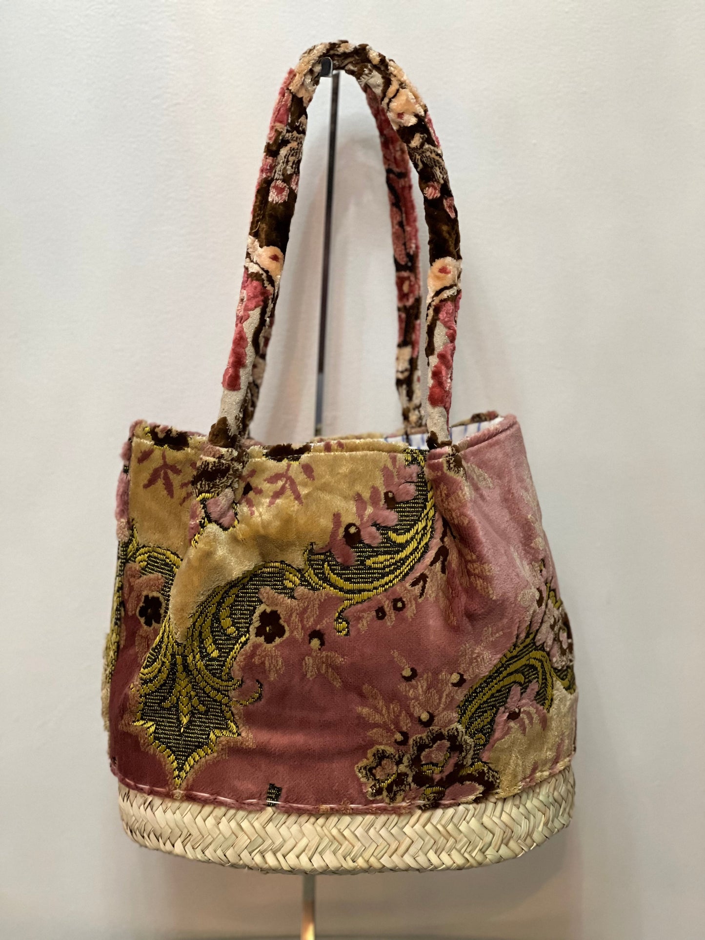 Summer Beach Bag- using recycled moroccan fabrics