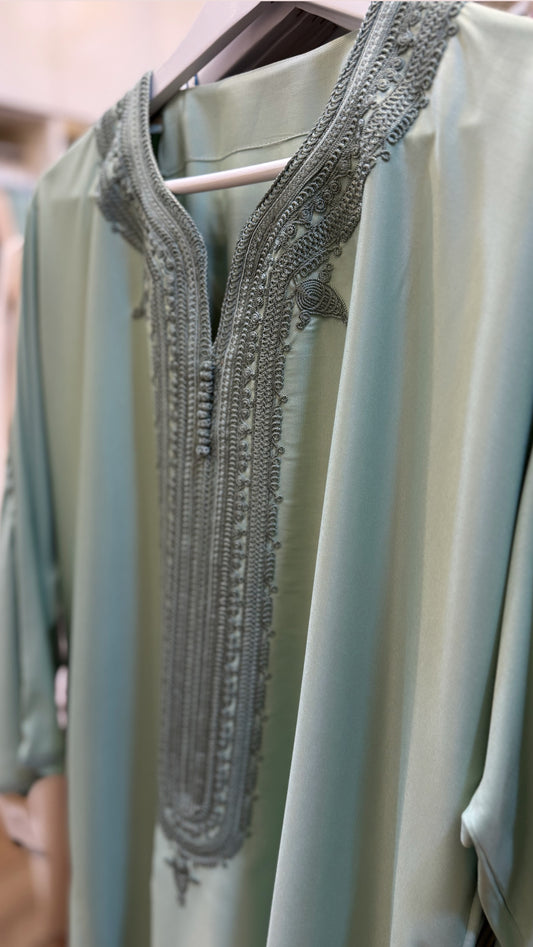 Thobe Gabardine Embroidery Jubbah Thobe kandora