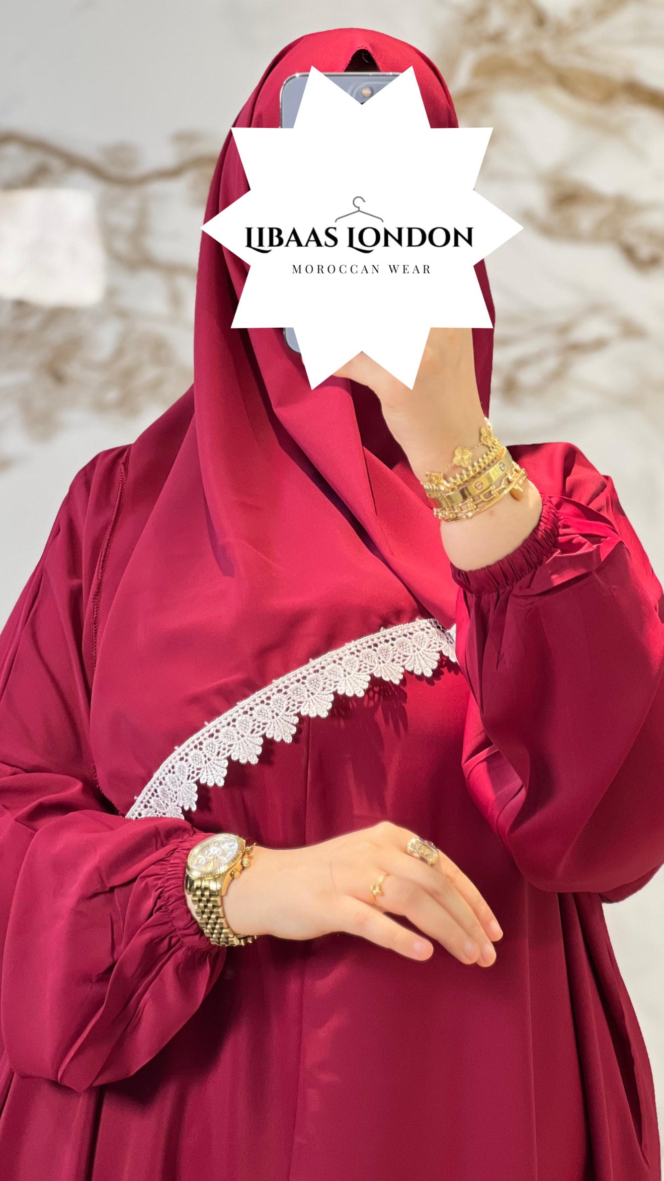 Modest Prayer Abaya with Hijab Set