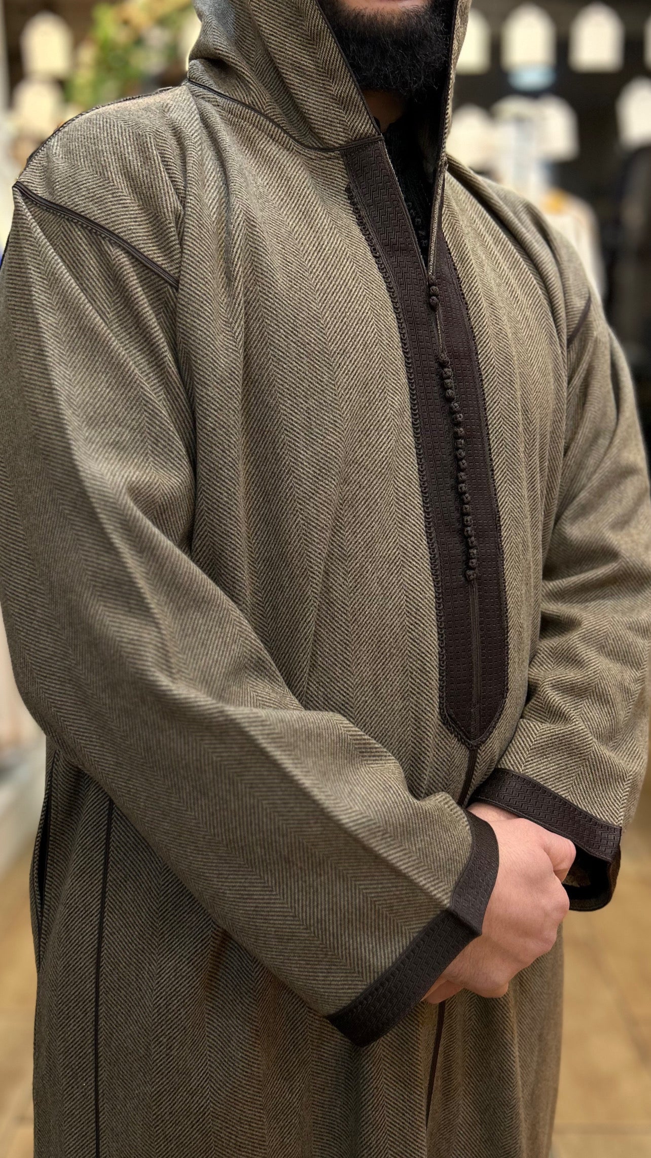 Winter Hooded Thobes Jackets