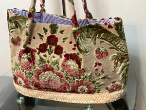 Vintage Bag- using recycled moroccan fabrics