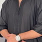 Linen blend Thobe Moroccan