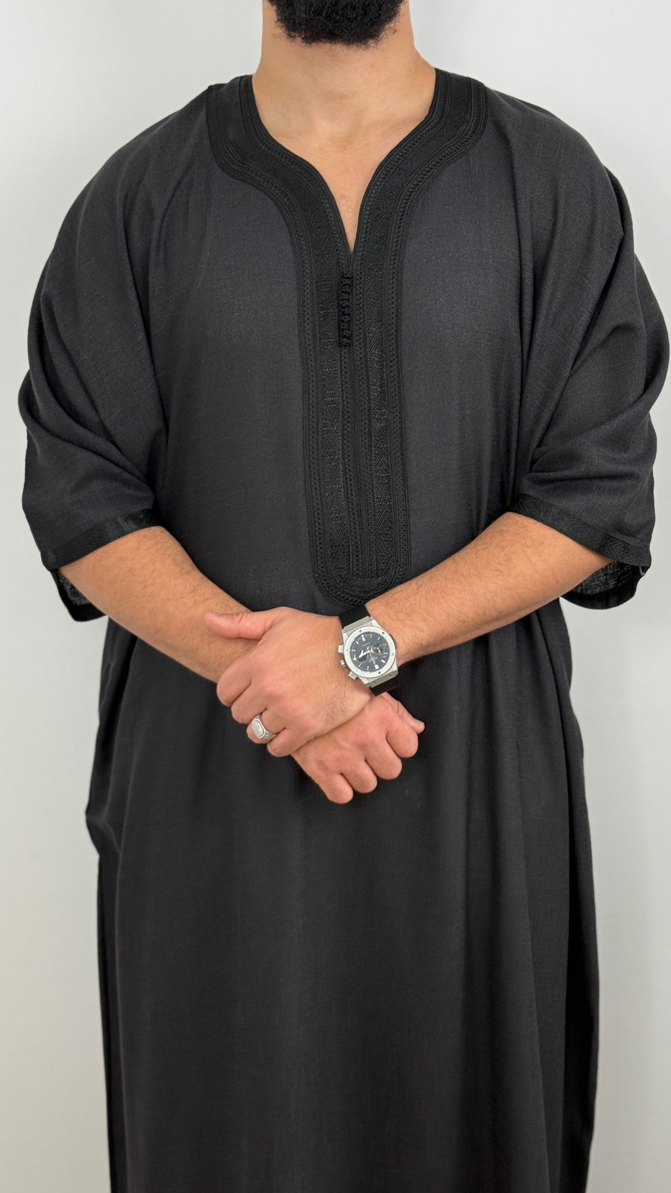 Moroccan  linen Thobe jubbah