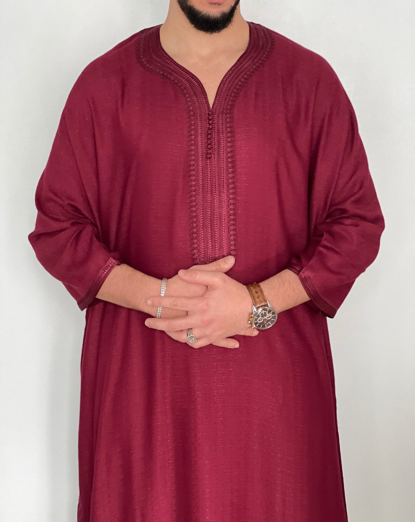Moroccan Thobe Premium Linen blend