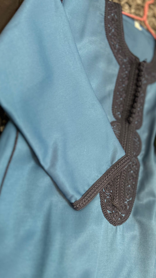 Boys long sleeves thobe Kandoura Childrens