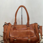 Real leather Bag - large handmade