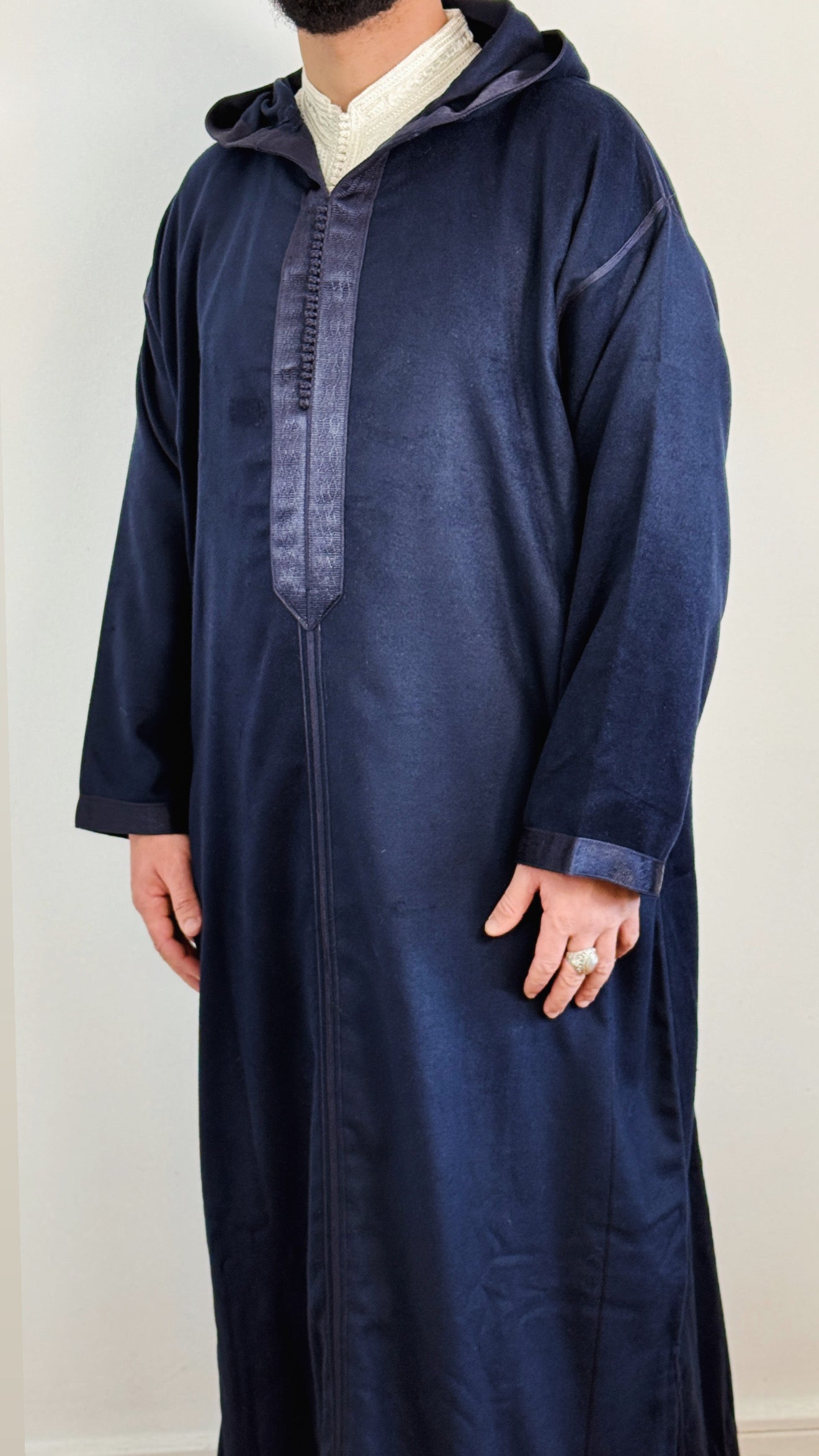 Winter Moroccan Hooded Djellaba Jubbah Melifa Premium