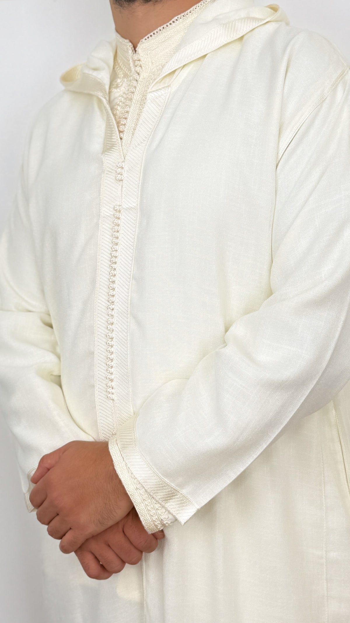 Hooded Djellaba Moroccan Linen