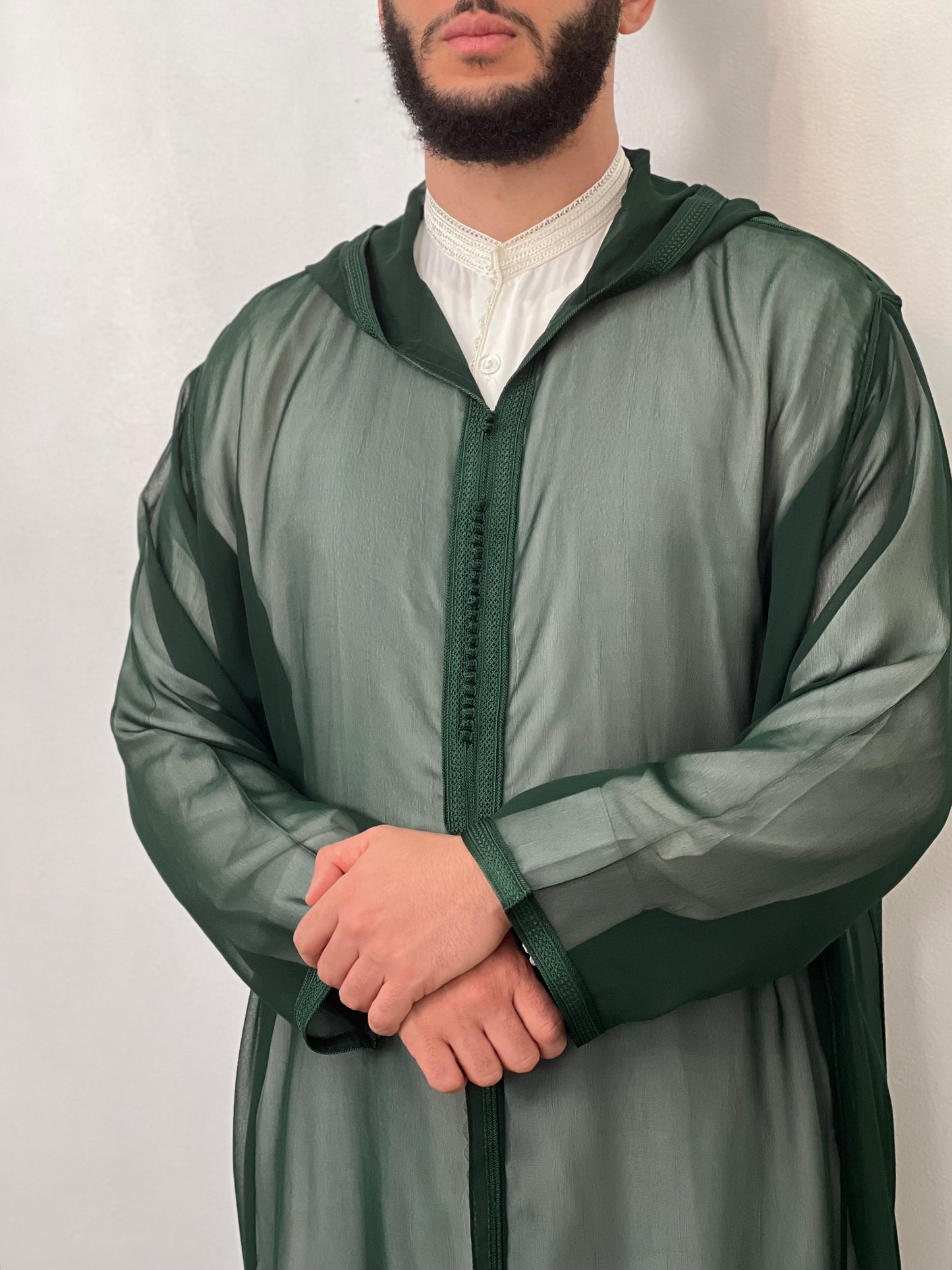 قسط Nikkah مقنع ثوب الجلابة انظر من خلال