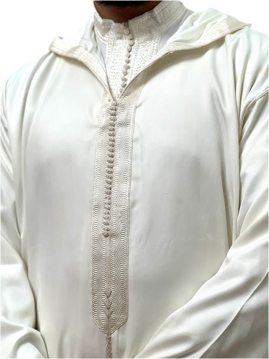 Hooded Gabardine Nikah Moroccan Hooded