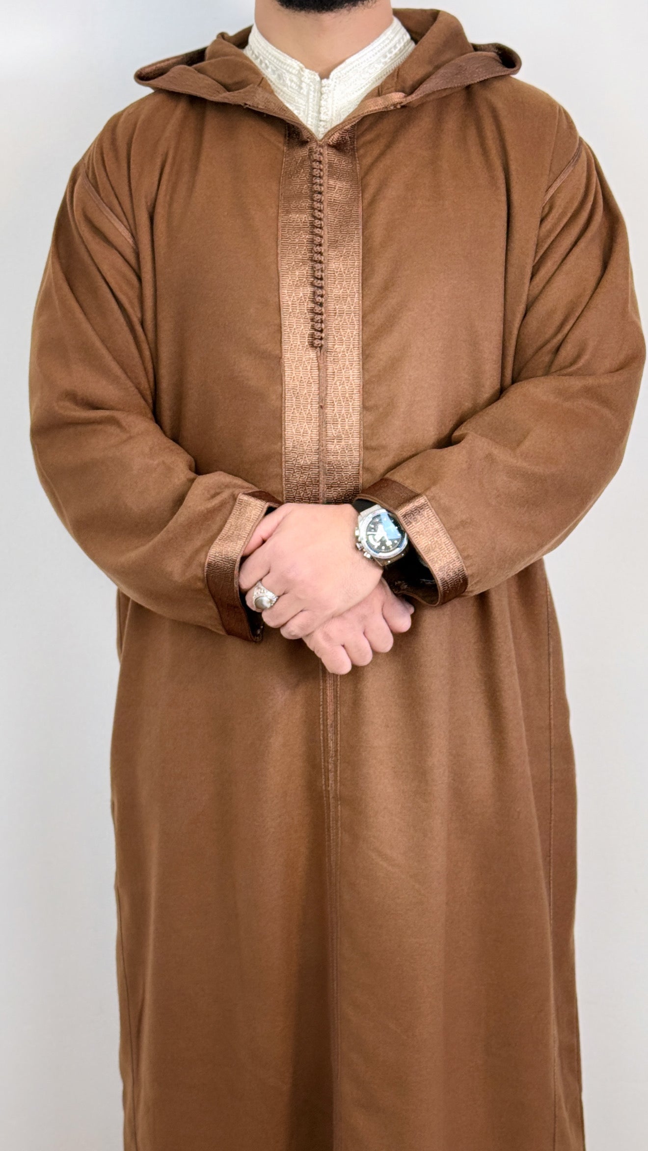 Winter Moroccan Hooded Djellaba Jubbah Melifa Premium