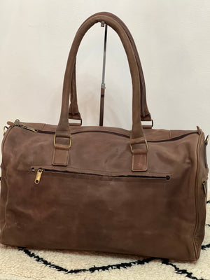 Real leather Bag - large handmade