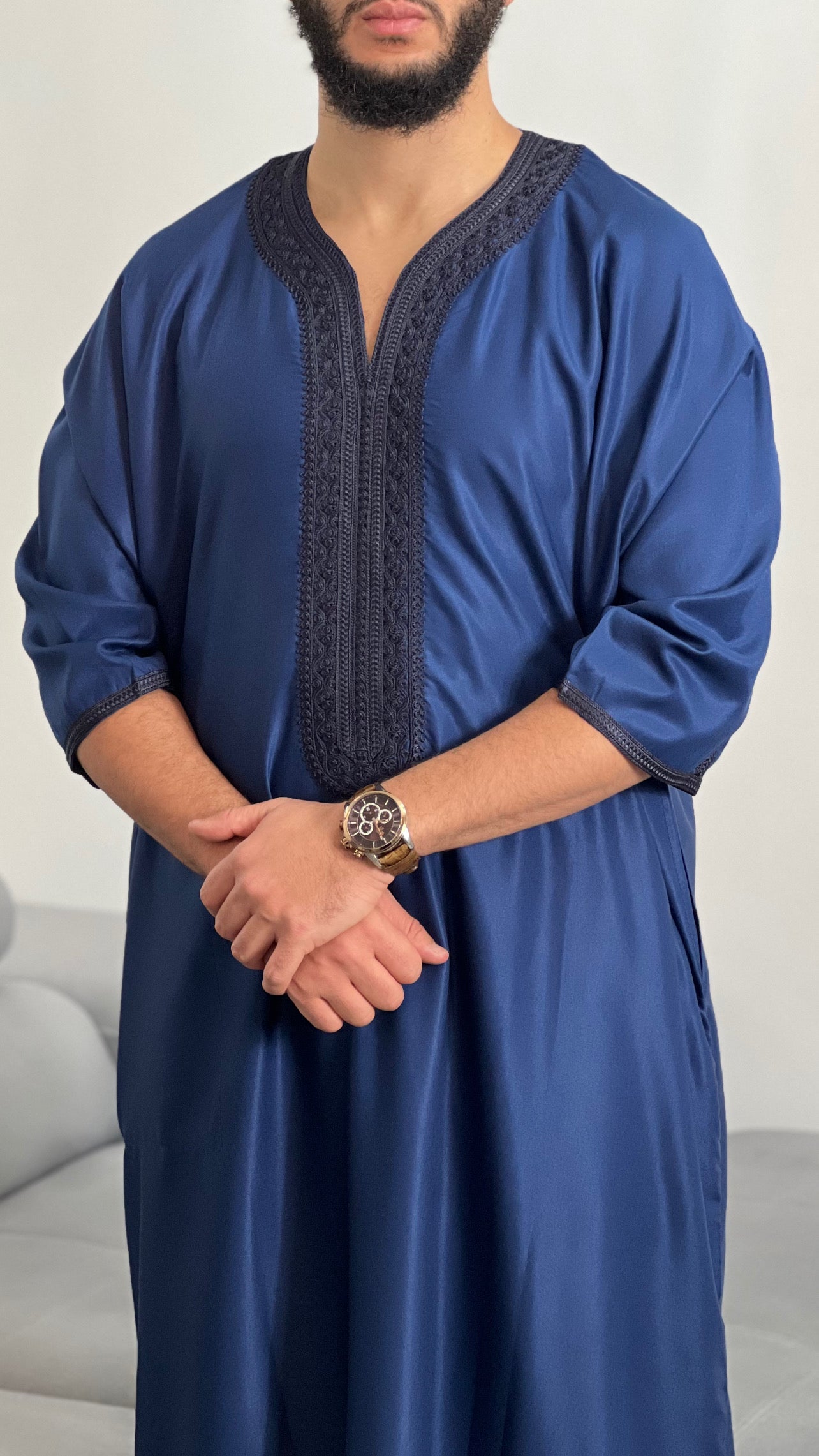تطريز الثوب الاسلامي المغربي التقليدي