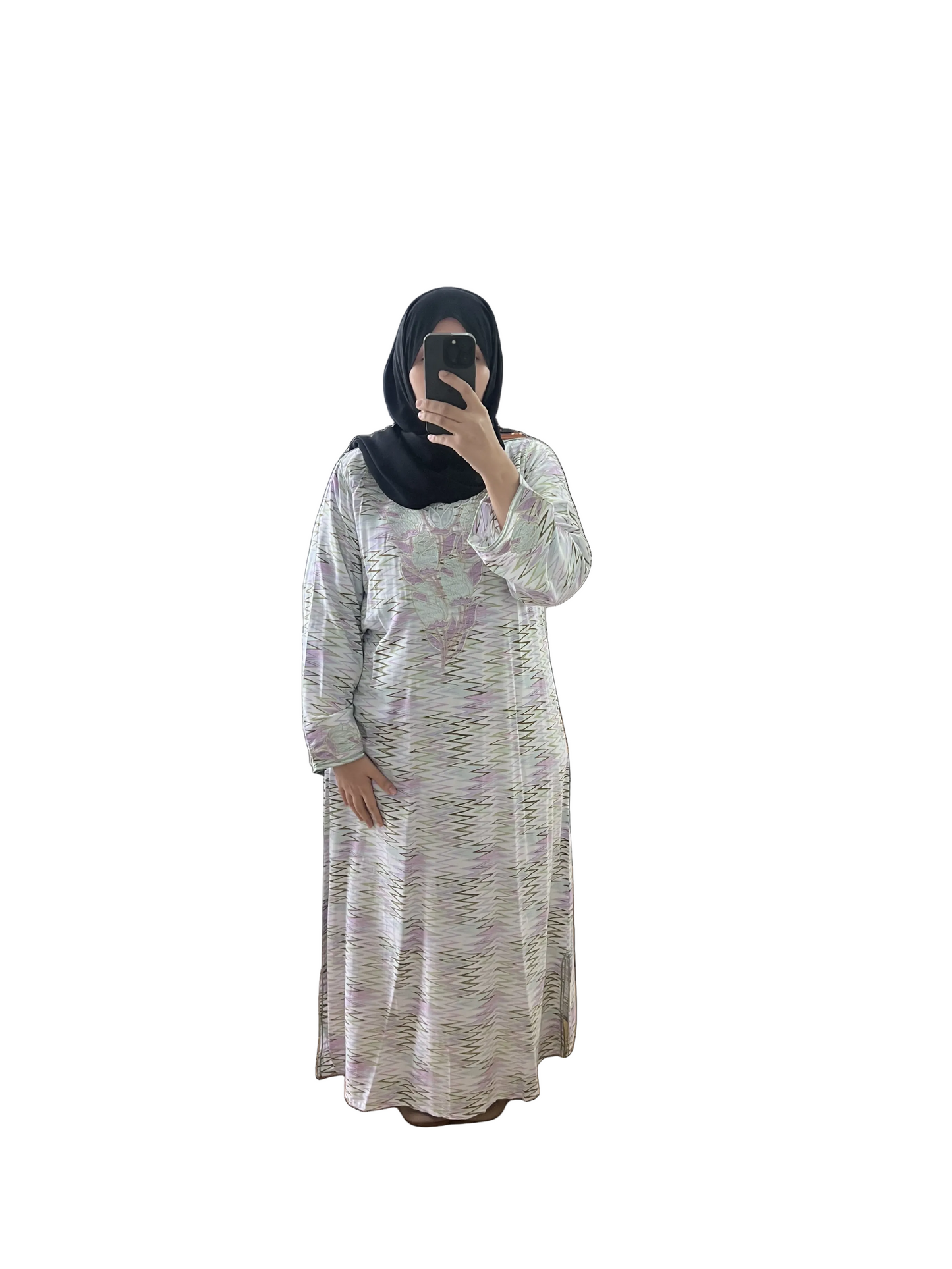 Kaftan Mukhawar Moroccan style long sleeve