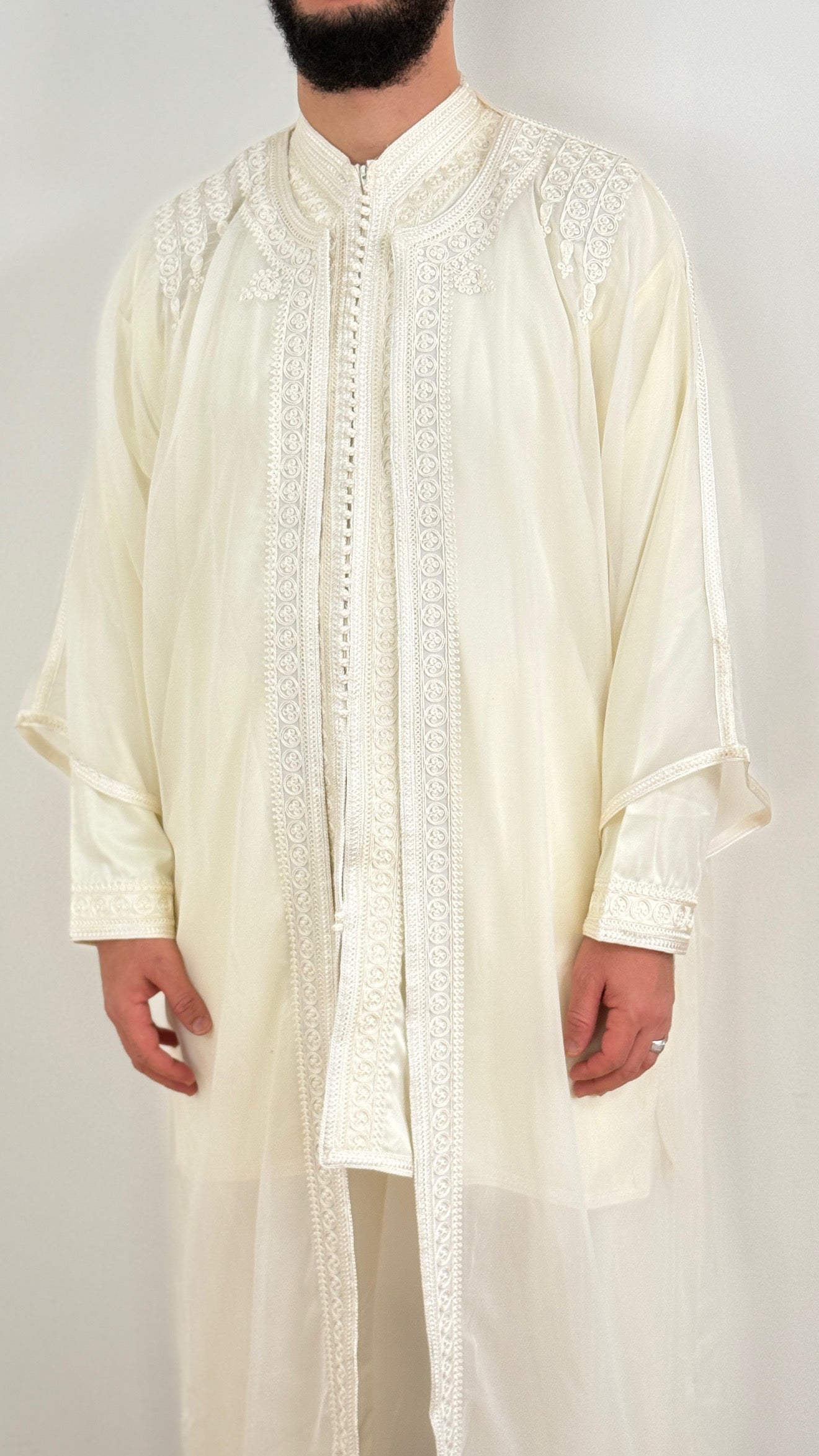 طقم ثوب نكاح مكون من 3 قطع