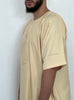 Thobe Shiny Everyday Simple- Men’s djellaba, Jubbah, Islamic Thobe, kandora, Kaftan