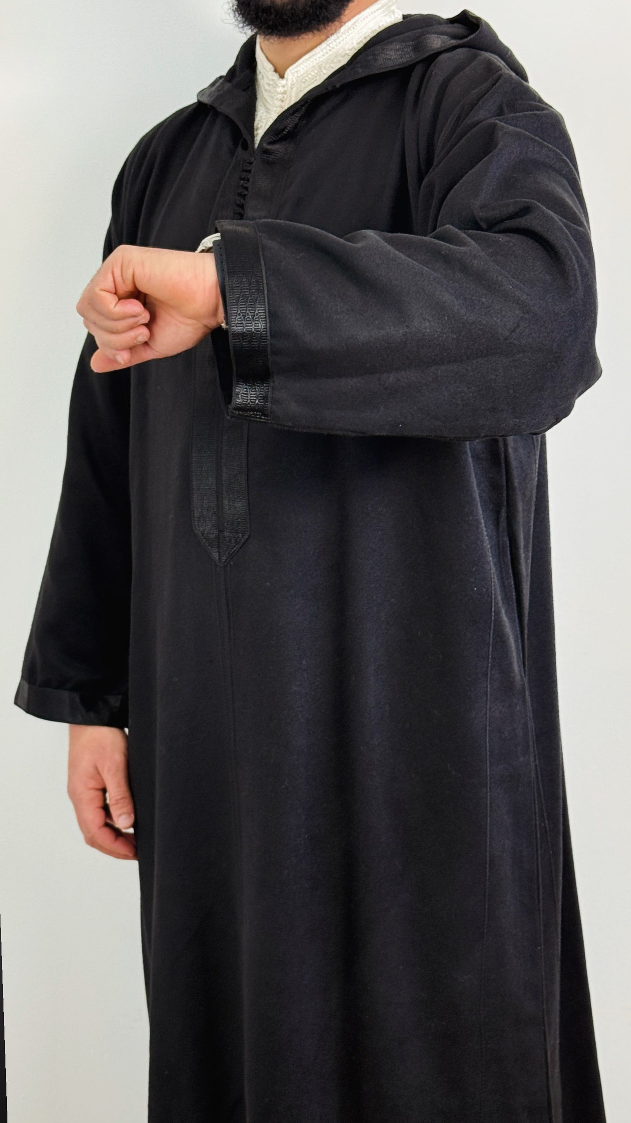 Winter Moroccan Hooded Djellaba Jubbah Melifa Premium