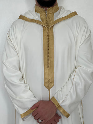 Hooded Gabardine  Moroccan thobe