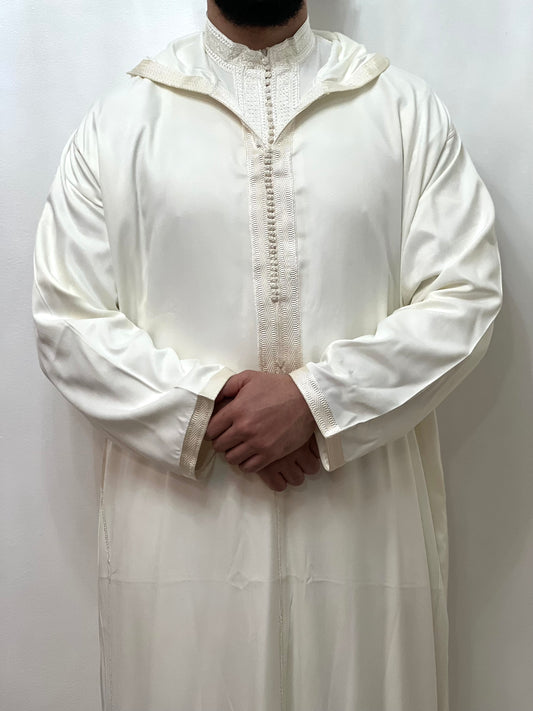 Hooded Gabardine Nikah Moroccan Hooded