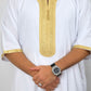 ثوب مغربي كريب كتان رجالي
