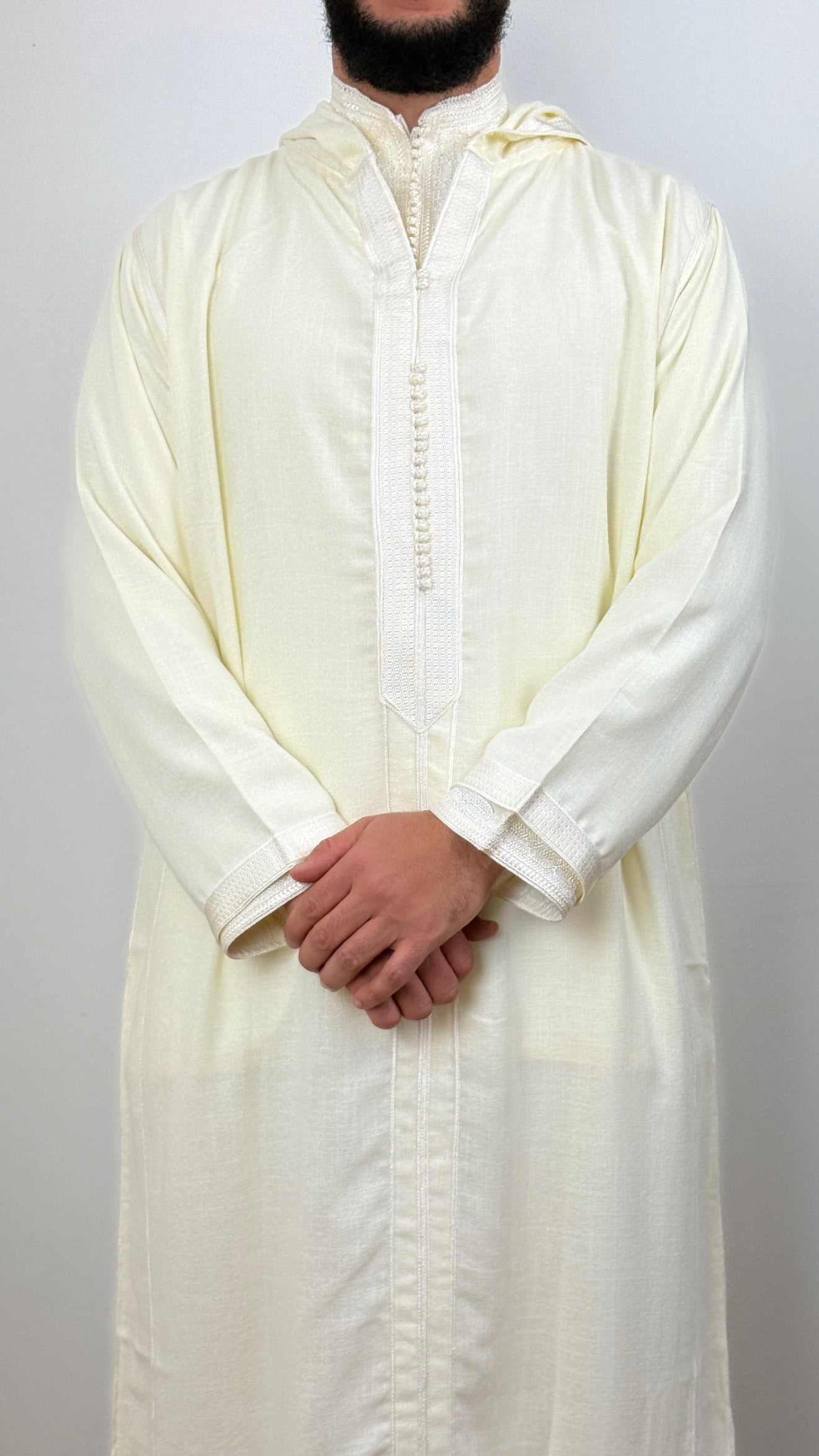 Hooded Moroccan linen