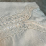 Moroccan Thobe  Linen blend !Thobe with coloured detail