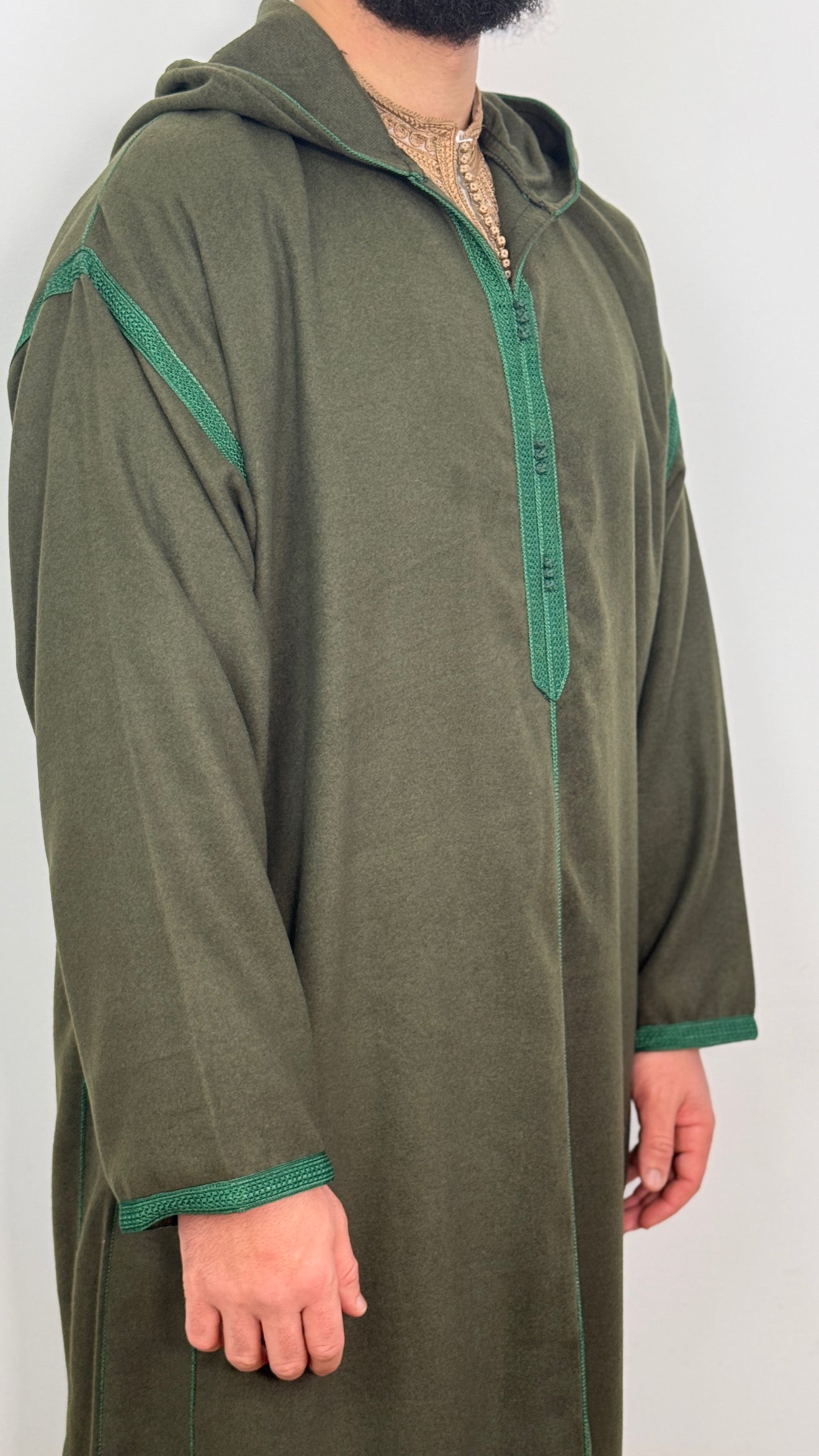 Winter Moroccan Hooded Djellaba Jubbah
