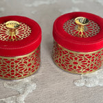 Moroccan decor boxes rounded