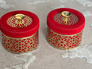 Moroccan decor boxes rounded