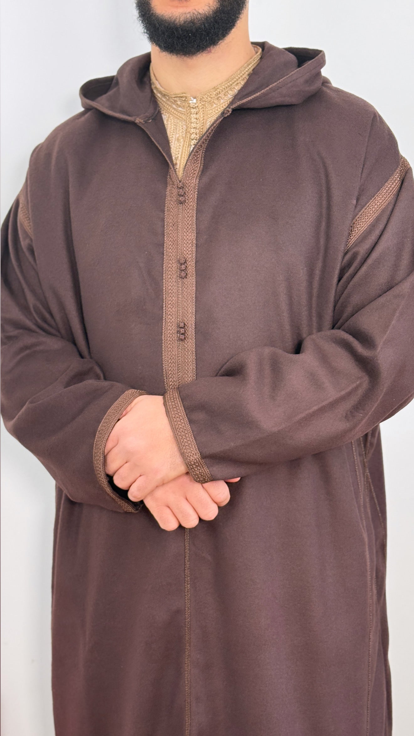 Winter Moroccan Hooded Djellaba Jubbah
