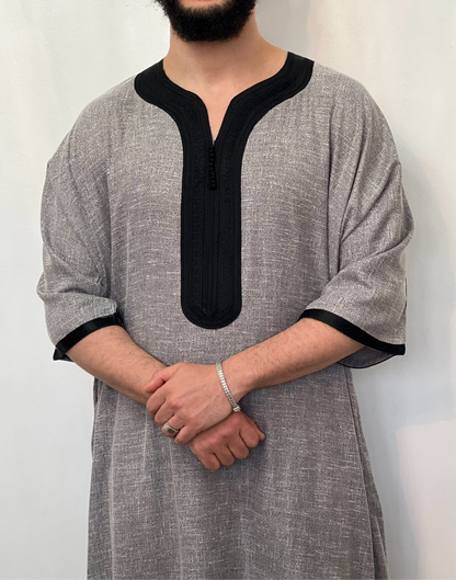 Moroccan  linen Thobe jubbah