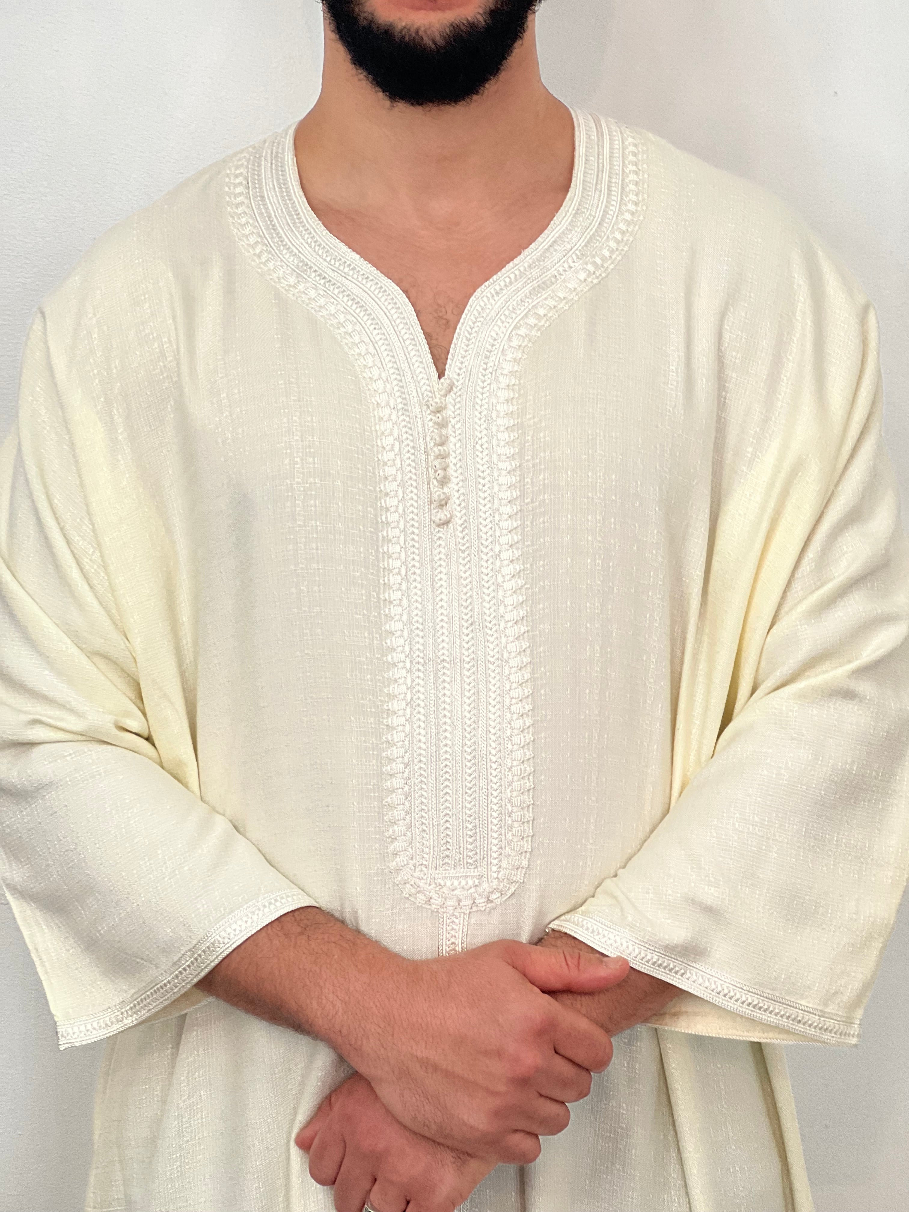 Premium Linen blend Moroccan Thobe