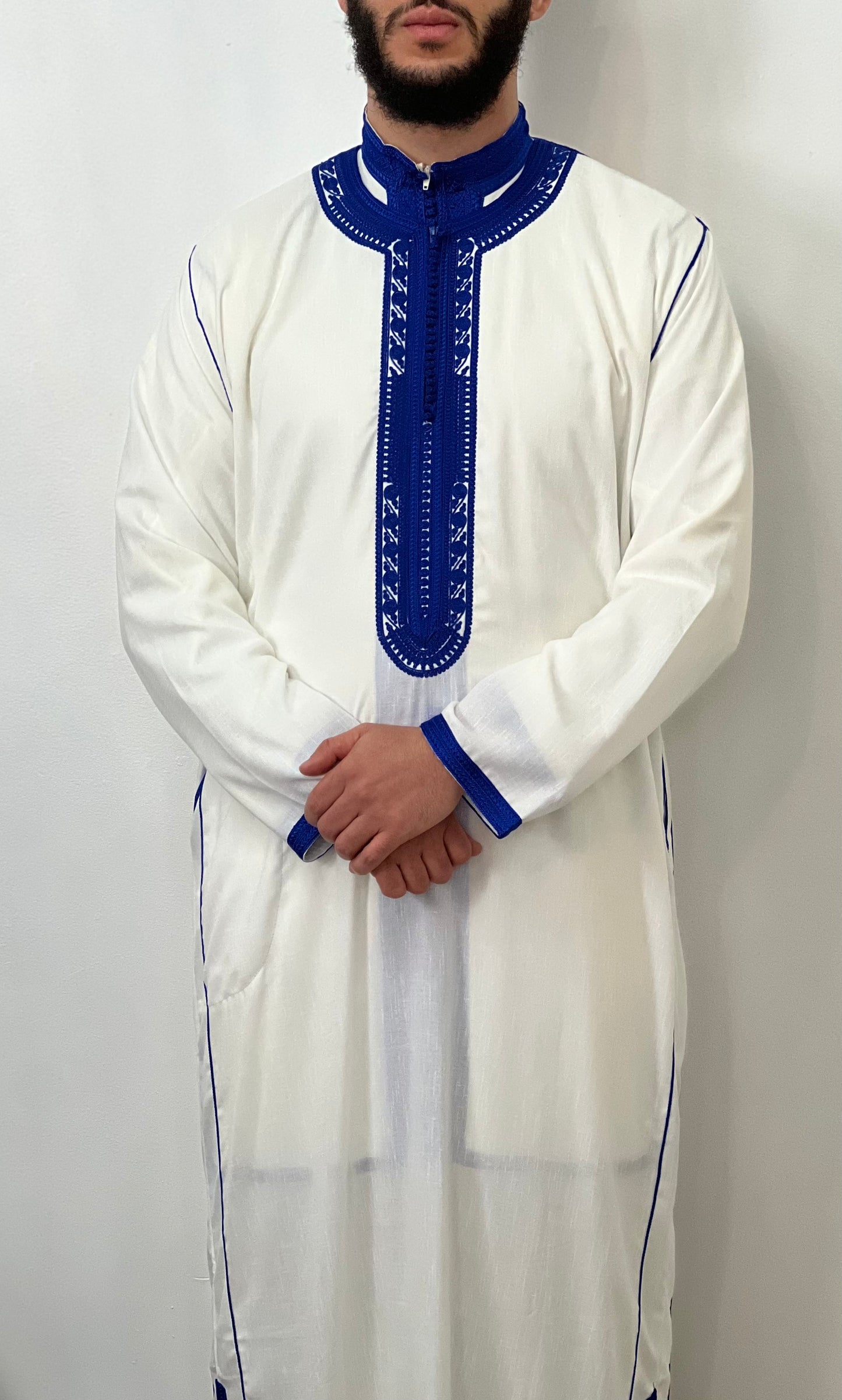 kaftan thobe Long sleeve  Linen style Moroccan