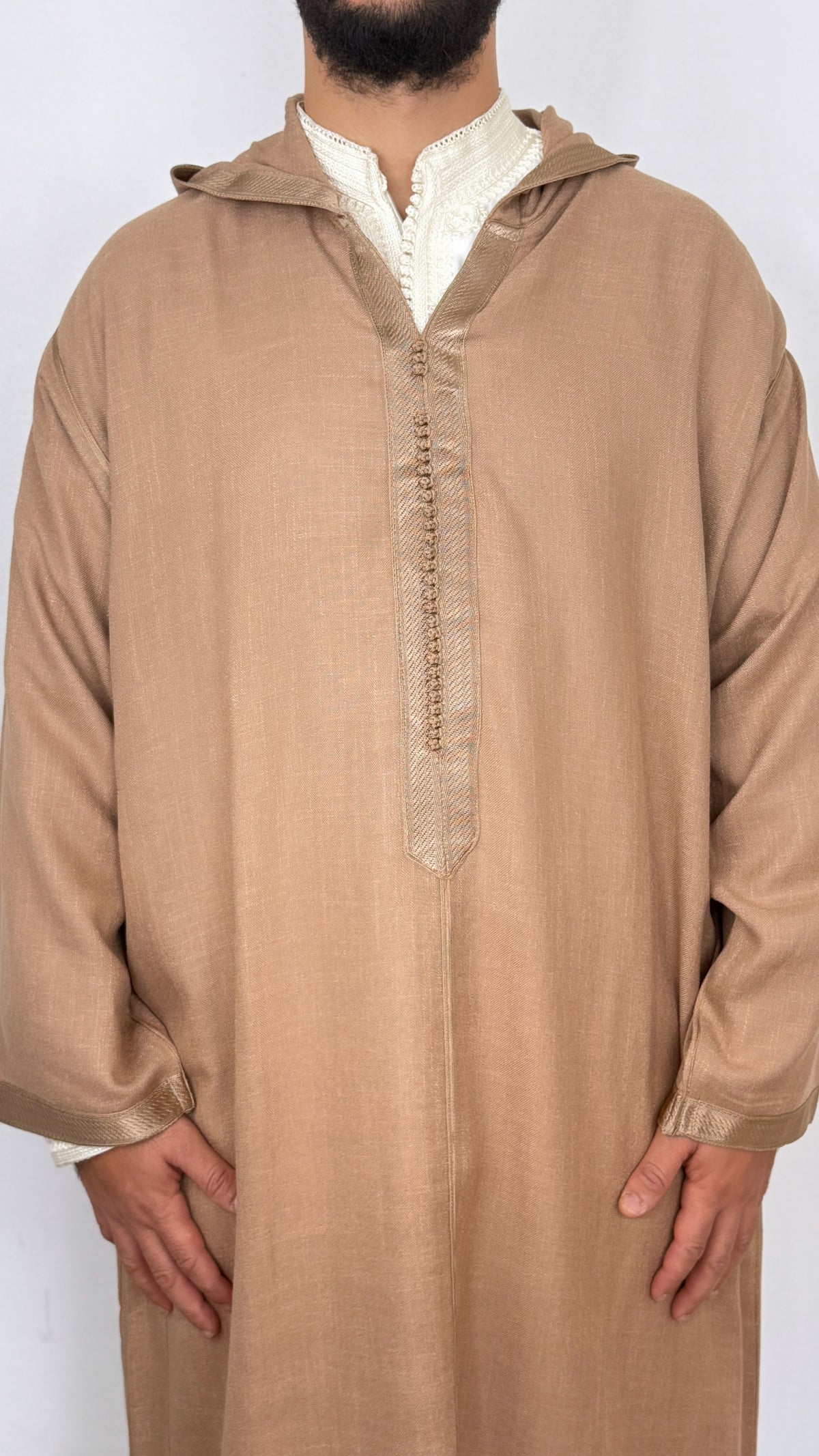 Hooded Djellaba Moroccan Linen